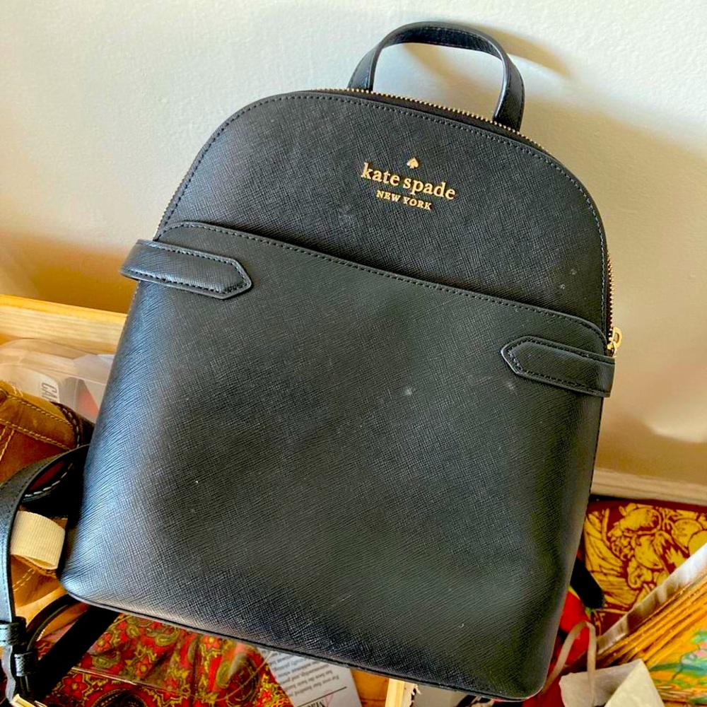 Kate Spade Black Backpack